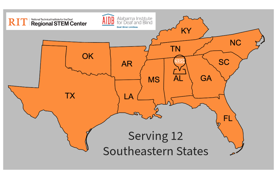 Map of 12 southeastern states served. TX, OK, AR, LA, MS, TN, KY, AL, GA, FL, SC, NC